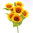 Girasol x 7 flores x 55cms flor.15cm ( caja.6)