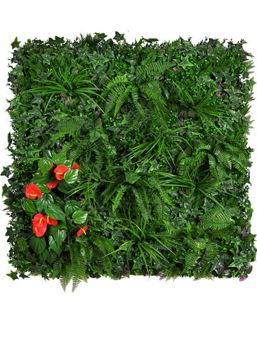 Panel plantas Anturium ..100 x 100cms  *** exterior ***