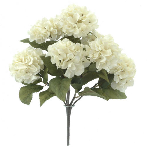 Ramo Hortensias 7 flores 54cm  Crema ( caja.6)