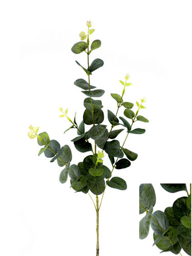 Eucaliptus rama 56cms verde ( caja.24 )