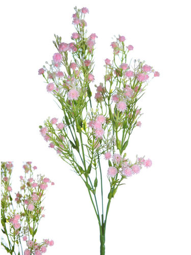 Gipsofila ramo x 34cms rosa ( caja.12 )