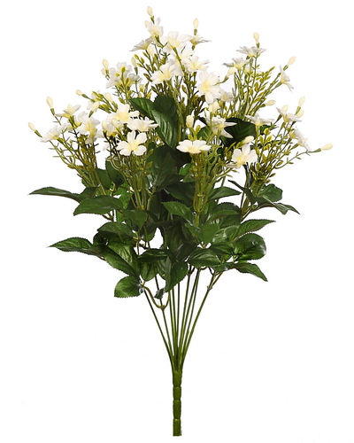 Ramo Flor de Cera 42cm.  crema ( caja.12 )