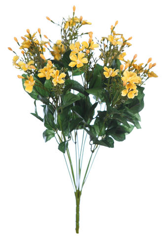 Ramo Flor de Cera 42cm.  amarillo ( caja.12 )